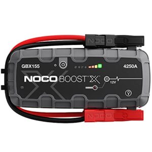 NOCO Boost X GBX155: 4250A UltraSafe Jump Starter Power Pack ? 12V Car Battery Booster, Portable Power Bank & Jump Leads - For 10.0L Petrol and 8.0L Diesel Engines