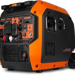WEN 6800W Dual Fuel Inverter Generator Electric Start RV Ready CO Watchdog Backup
