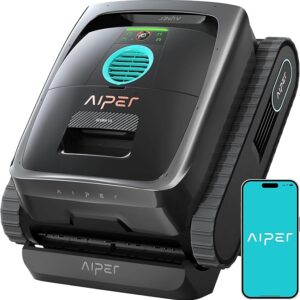 AIPER Scuba V3 Cordless Pool Cleaner AI Vision Dock Waterline Filtration Grey