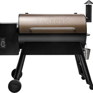 Traeger Pro 34 Electric Wood Pellet Grill Smoker 884 Sq In Bronze 6-in-1 BBQ Meat Probe Grill