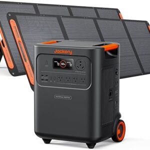 Jackery HomePower 3600 Plus Portable Power Station 200W Solar Panels 3584Wh Backup Generator RV Emergencies